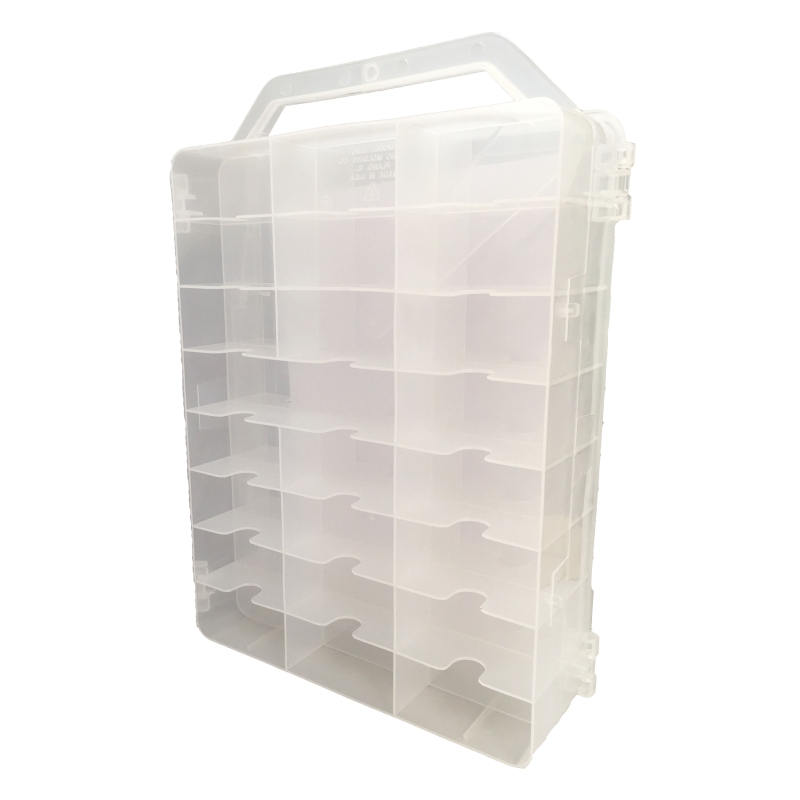 Valise plastique vide - 46 compartiments