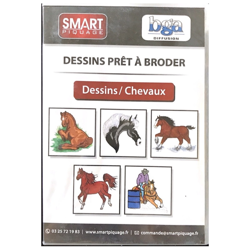 CD DESSINS - THEME CHEVAUX