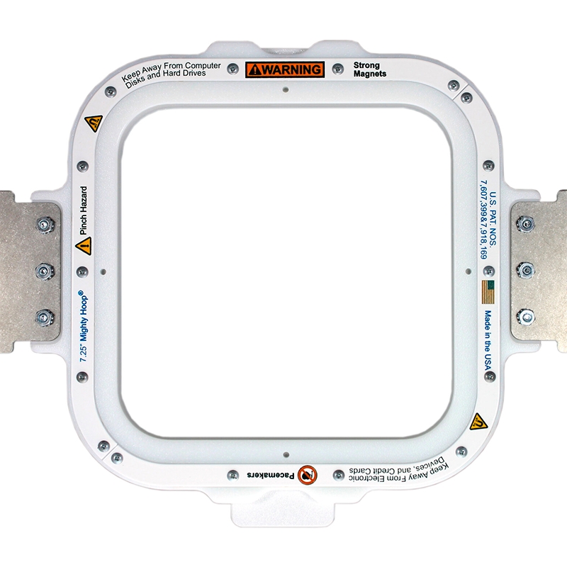 Cadre magnétique 18.4x18.4cm (avec pattes) - 38 d'entraxe